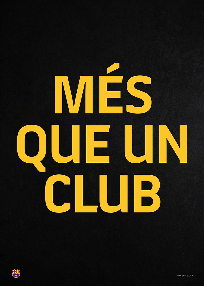 Mes Que Un Club black