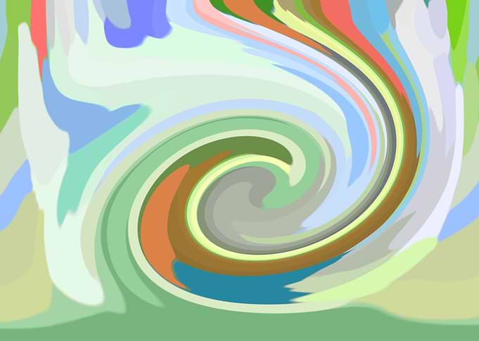 Abstract Conch Shell