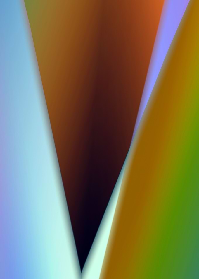 yellow black blue abstract