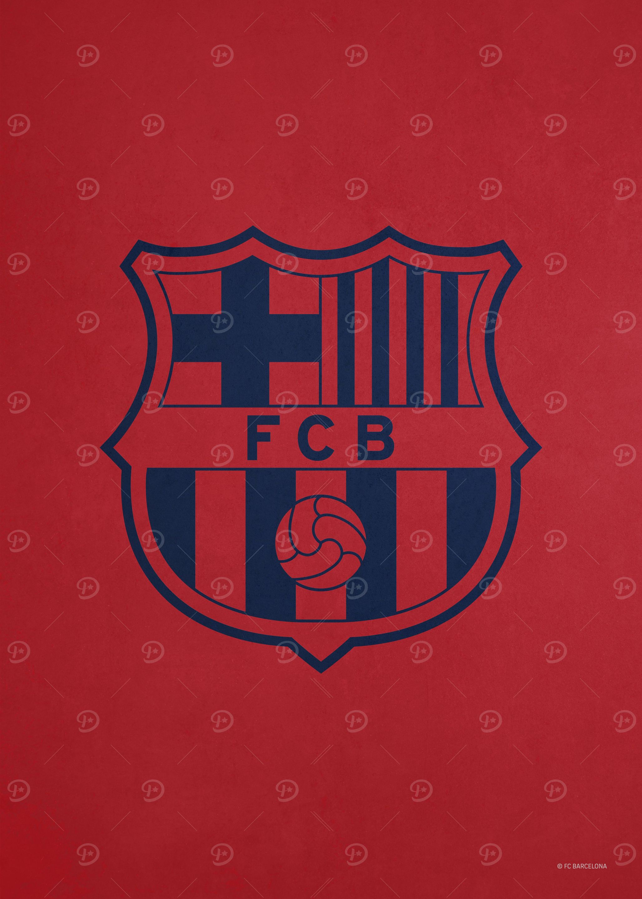 Crest navy red