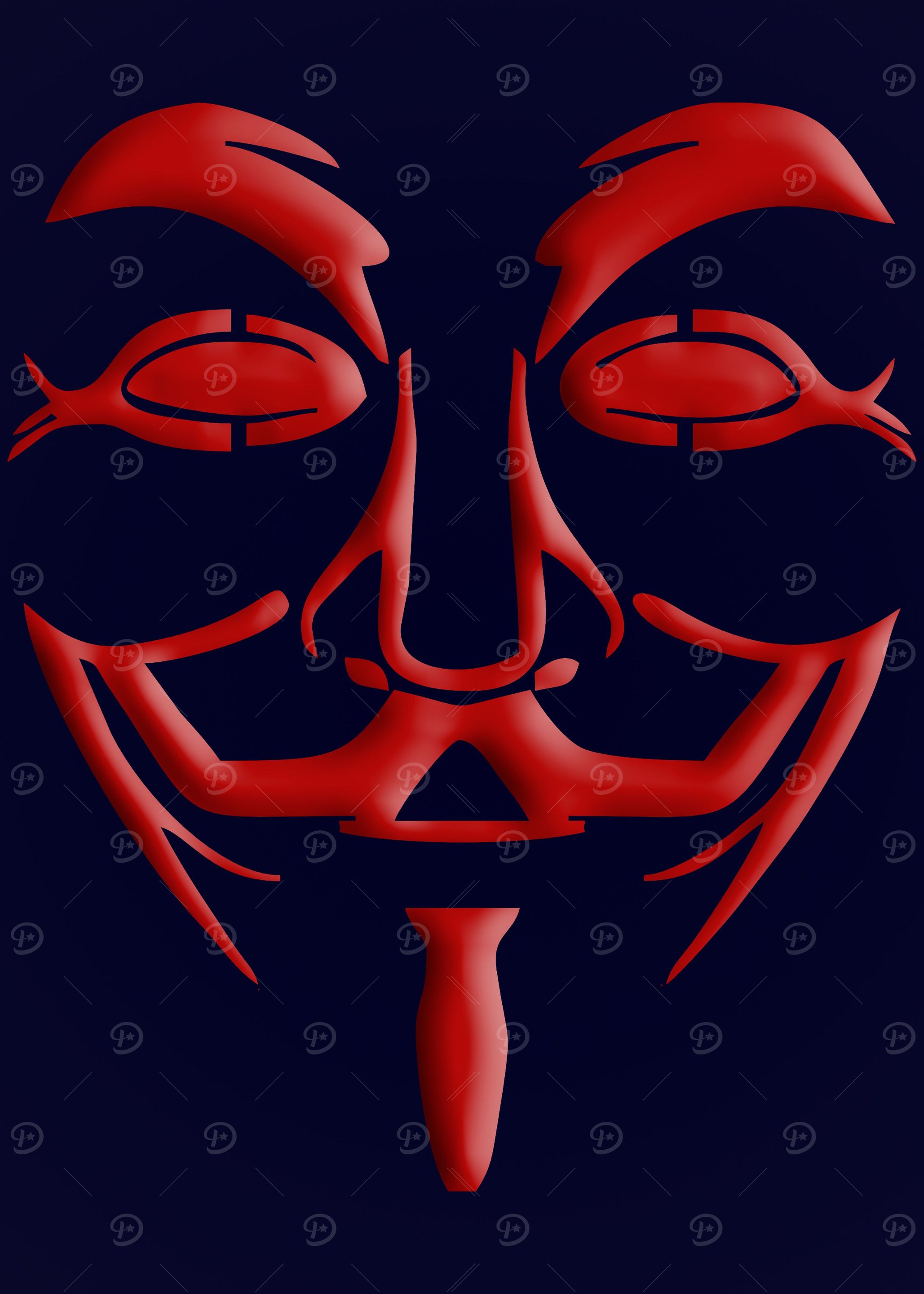 V for Vendetta Red logo