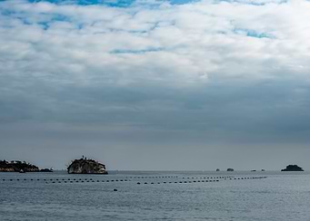 A small island in the sea