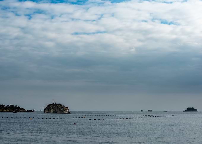 A small island in the sea