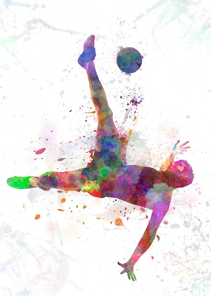 man soccer football player