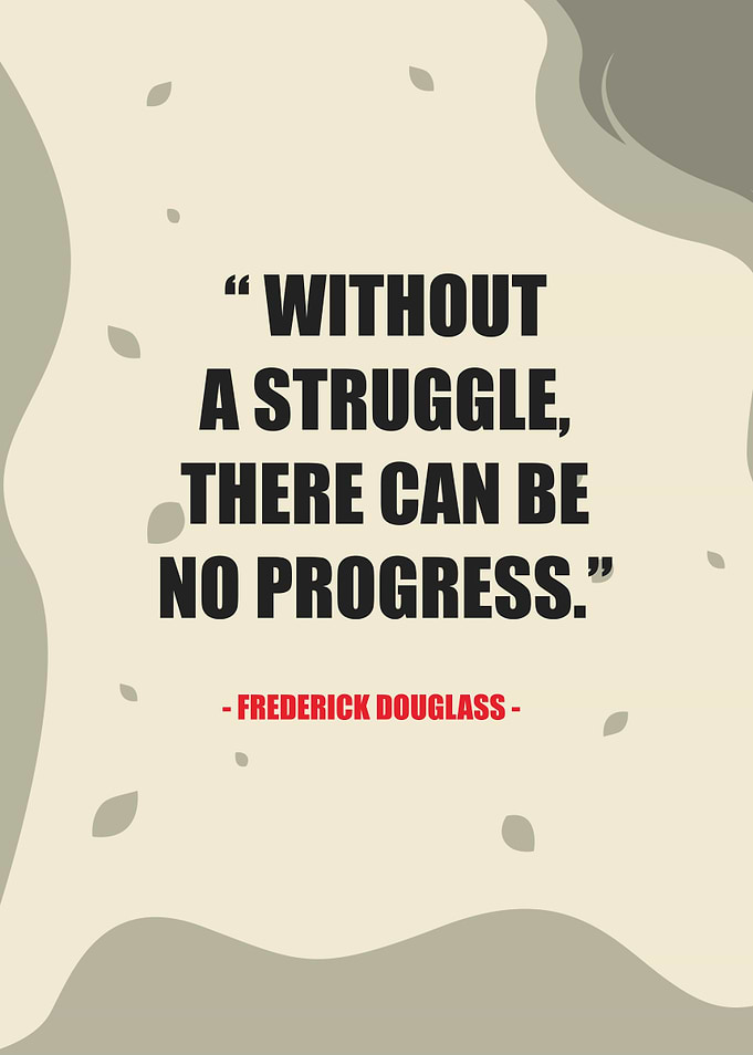 without a struggle