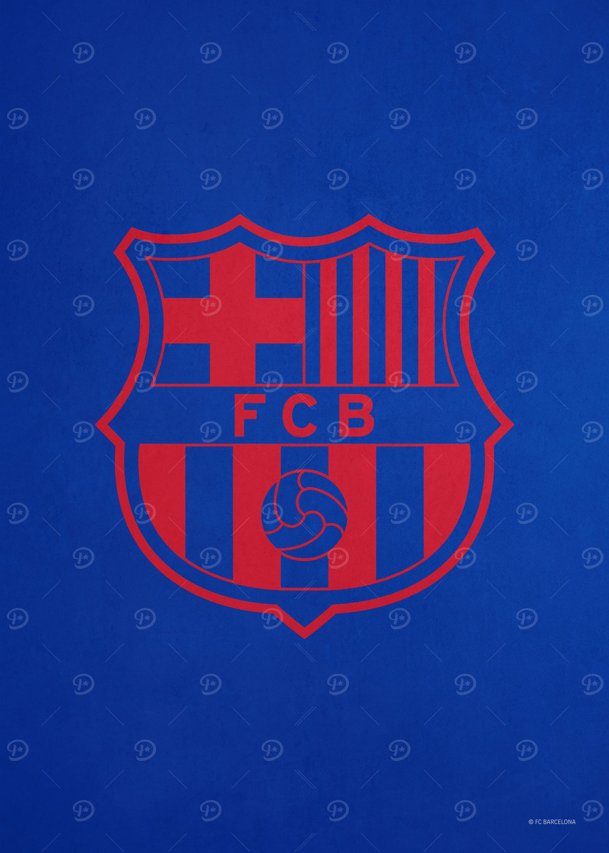 Crest red blue