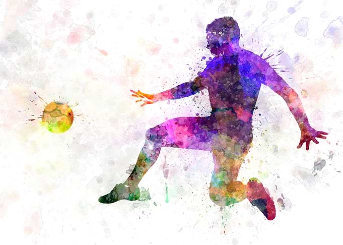 man soccer football player
