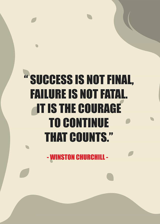 success is not final
