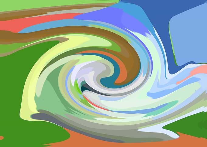 Abstract Alien Twirl 2
