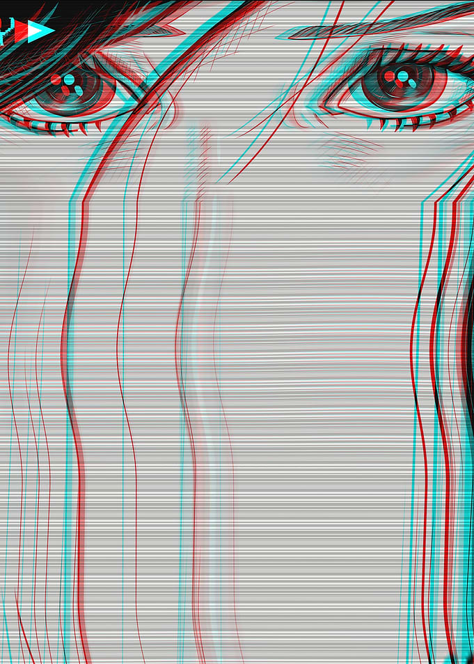 Sad Anime Girl Vaporwave
