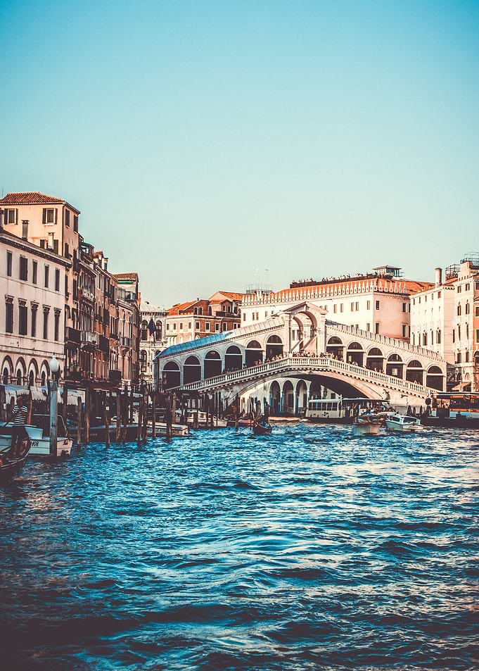 Venice Italy Rialto Bridge