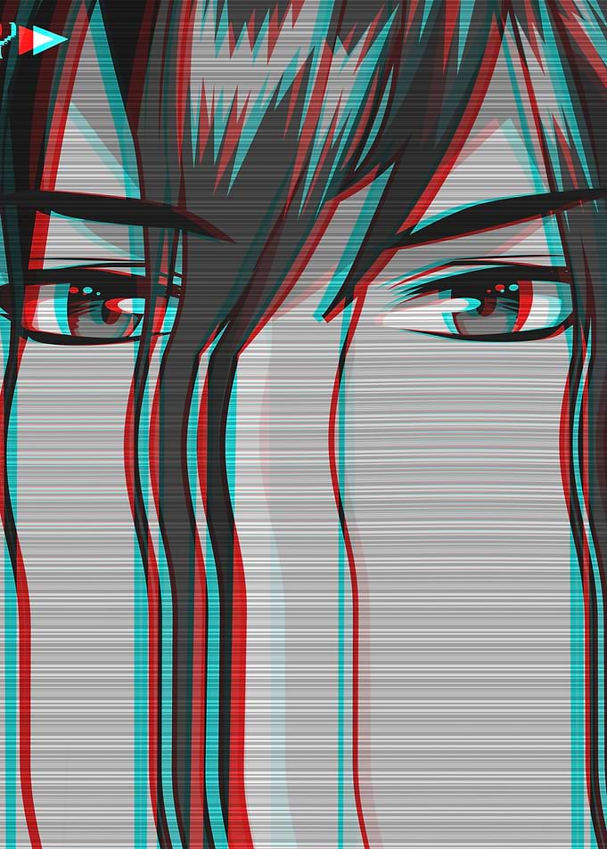 Sad Anime Girl Vaporwave
