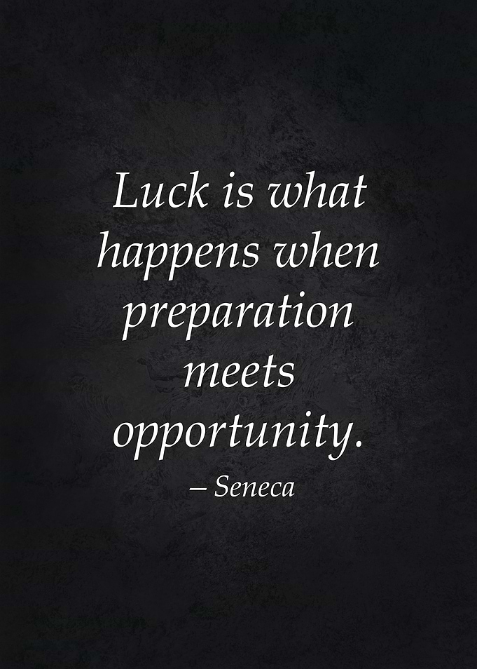 Luck Stoic Quote