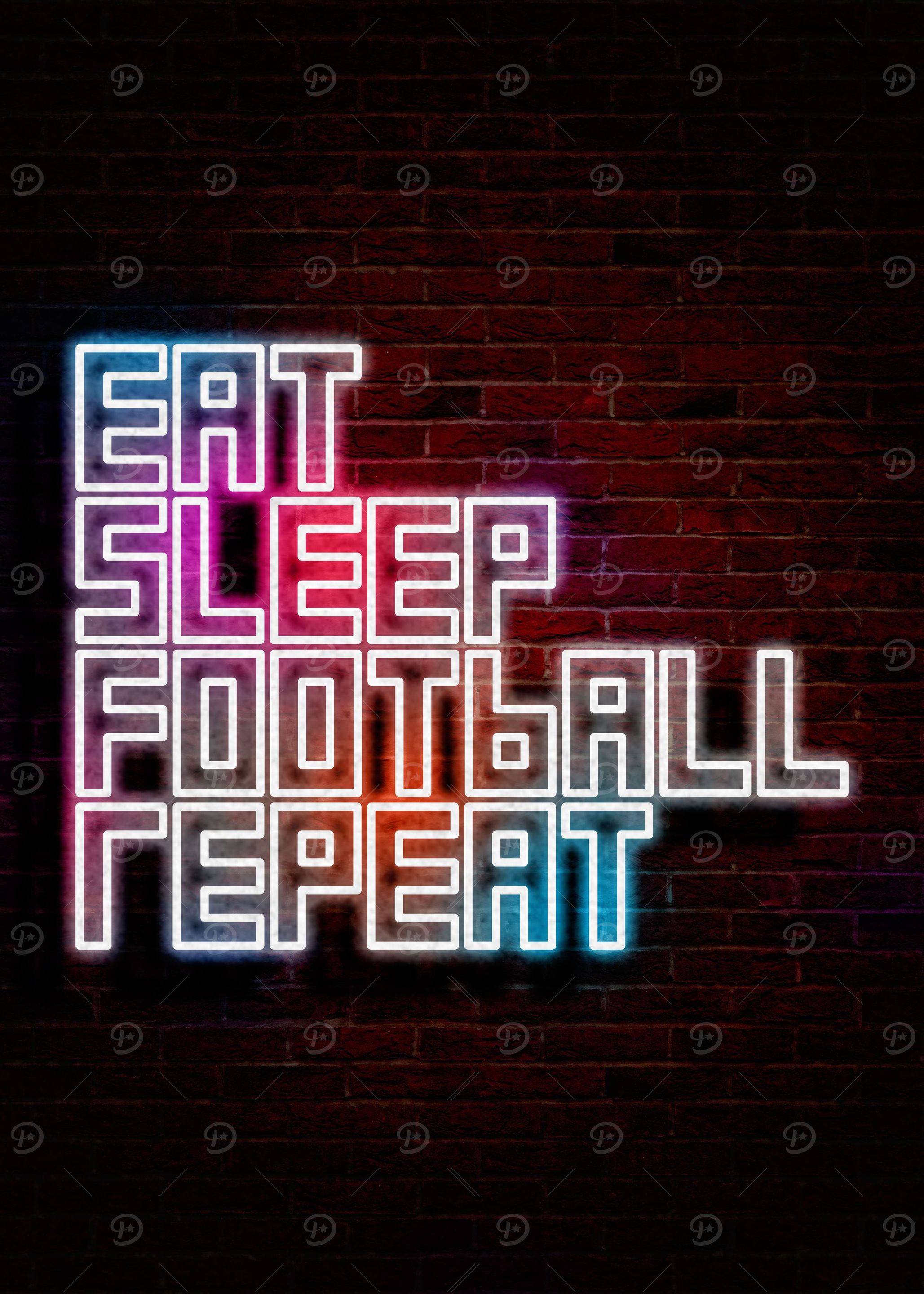eat sleep football repeat