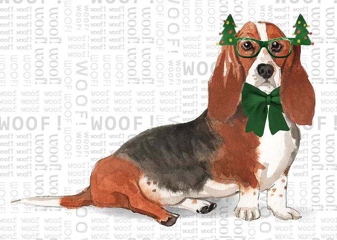 Basset Hound Christmas