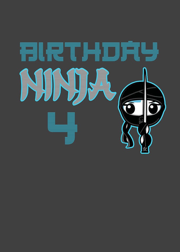 Birthday Ninja Childrens