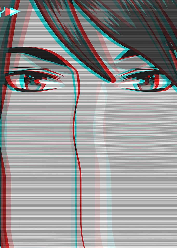 Sad Anime Girl Vaporwave