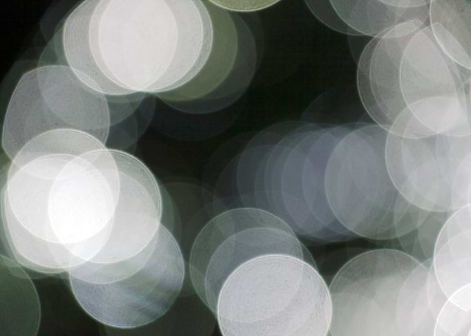 Bokeh delicate circles all