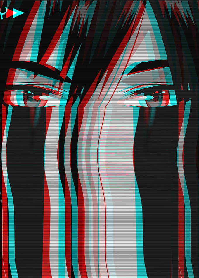 Sad Anime Girl Vaporwave