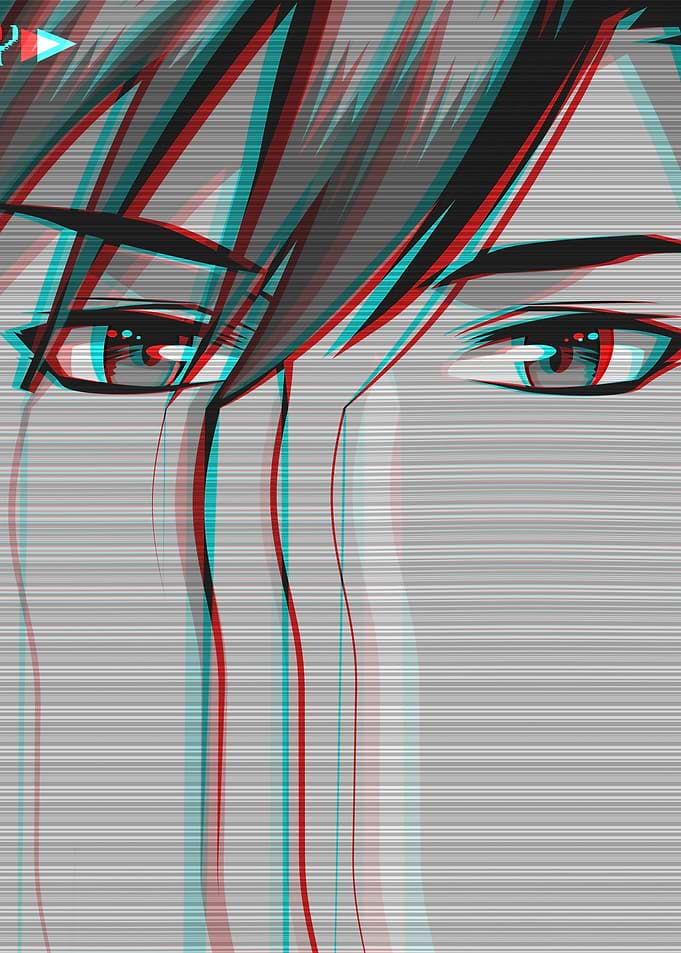 Sad Anime Girl Vaporwave
