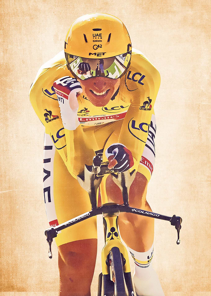 Bicycle Yellow Rider