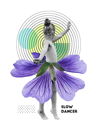 Floral Girl Dancing