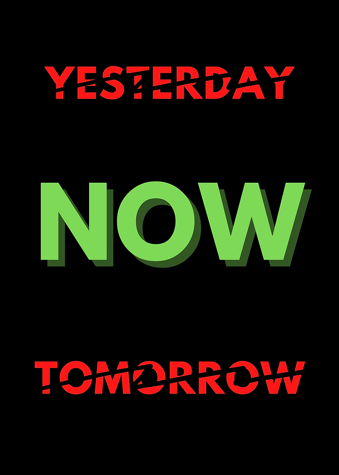 yesterday now tomorrow