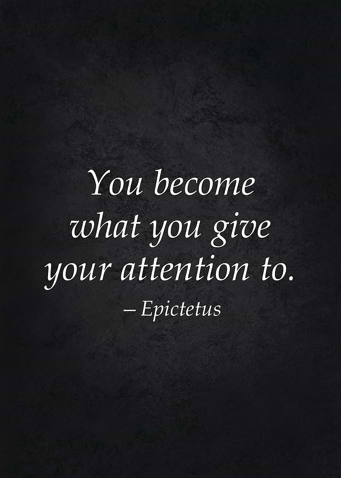 Attention Stoic Quote