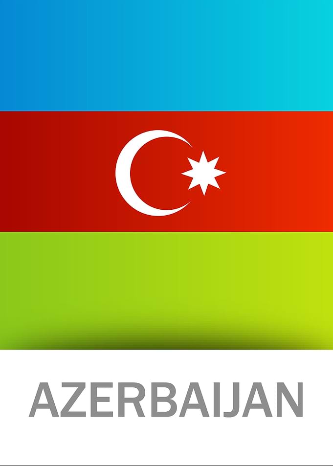 Azerbaijan flag