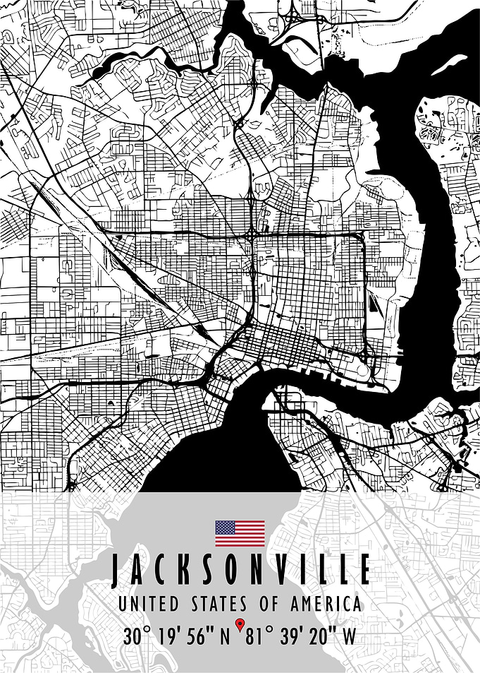 JACKSONVILLE MAP USA