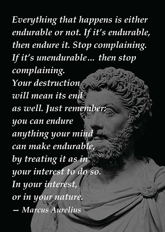 Endure Stoic Quote
