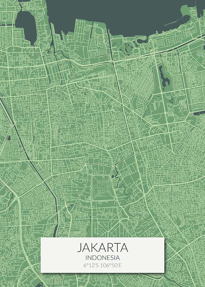 Jakarta Green Map