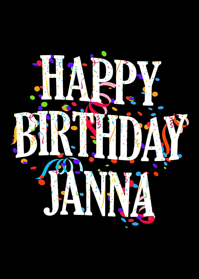 Happy Birthday Janna