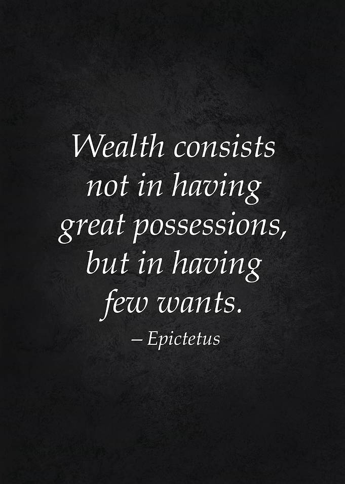 Wealth Stoic Quote