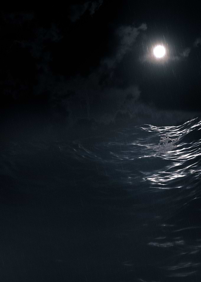 Rough sea