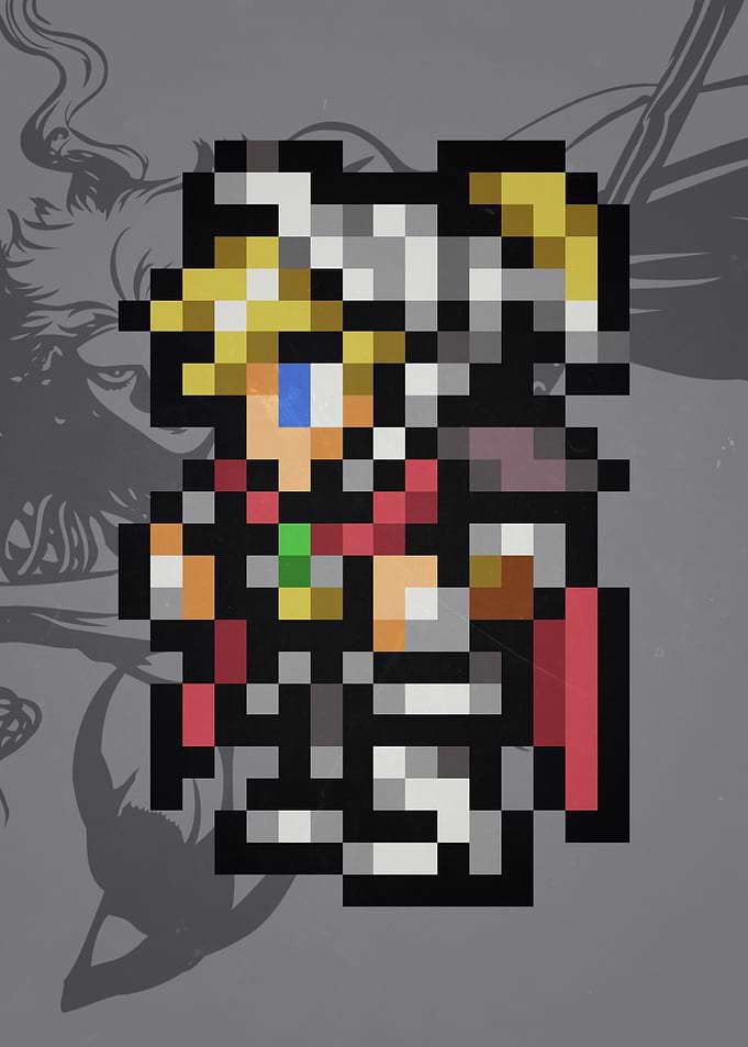 FF III Ingus Pixel Sprite