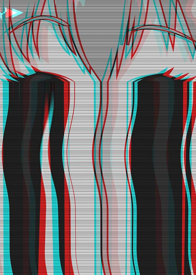 Sad Anime Girl Vaporwave