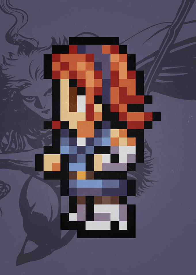 FF III Refia Pixel Sprite