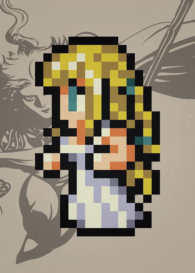 FF III Aria Pixel Sprite