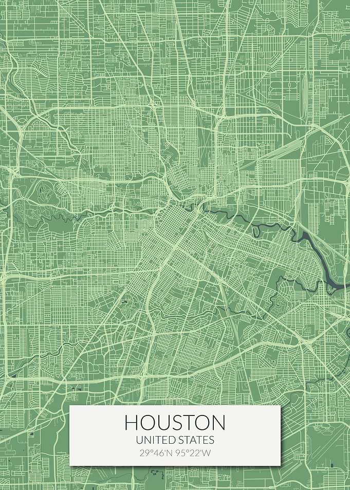 Houston Green Map