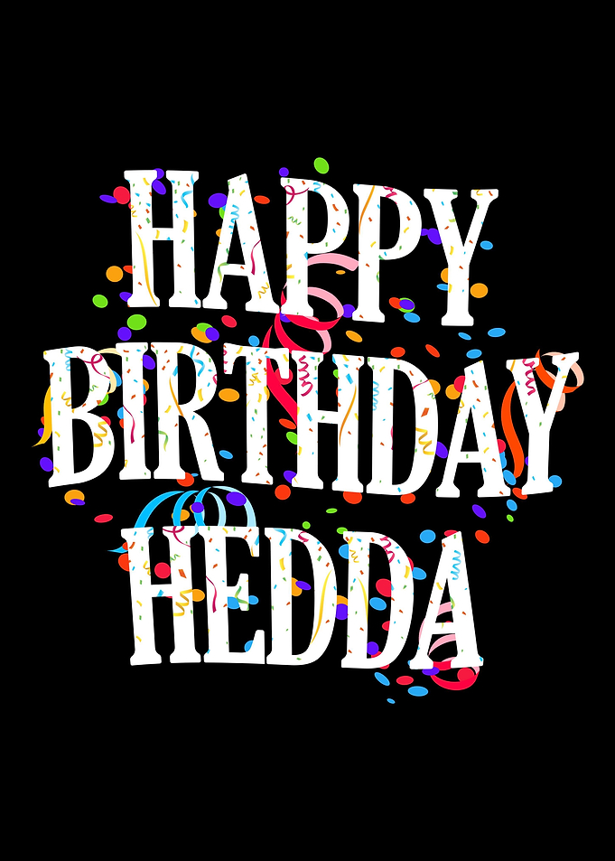 Happy Birthday Hedda