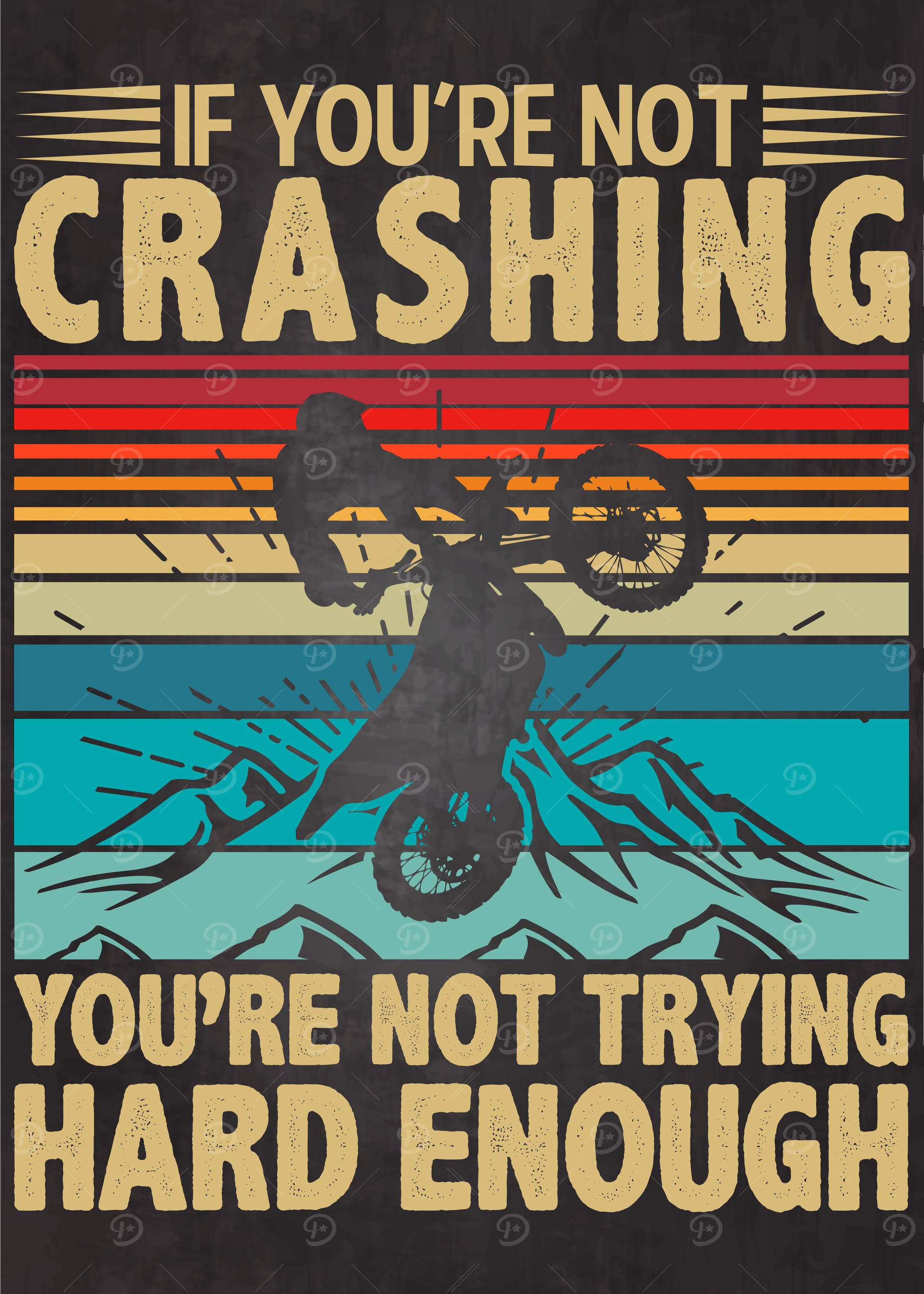 Crashing Dirt Bike