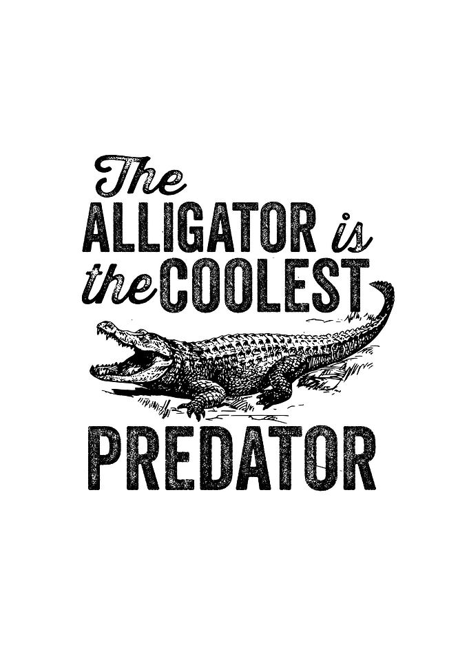The alligator is the