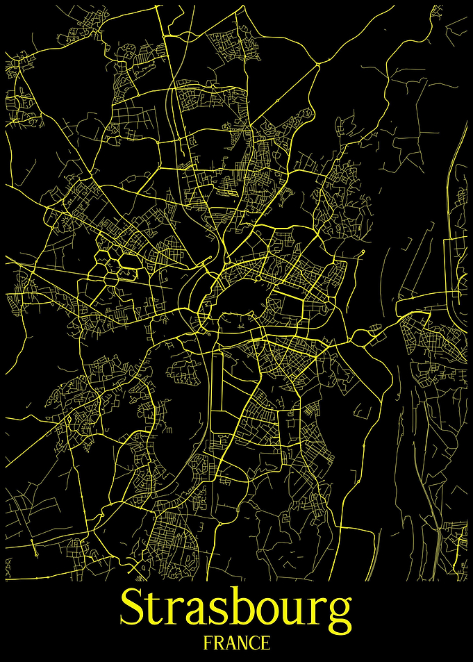 Strasbourg Map France