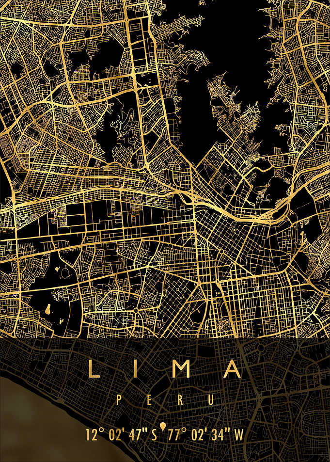 LIMA MAP PERU