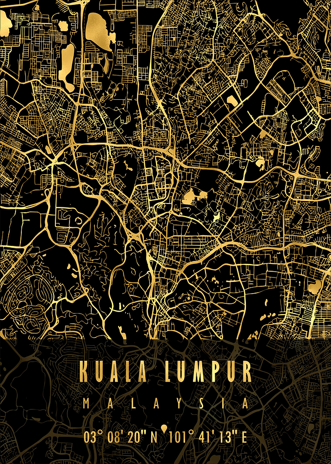 KUALA LUMPUR MAP MALAYSIA