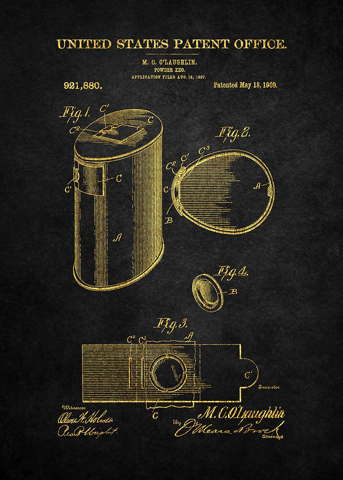 45 Gun Powder Keg Patent