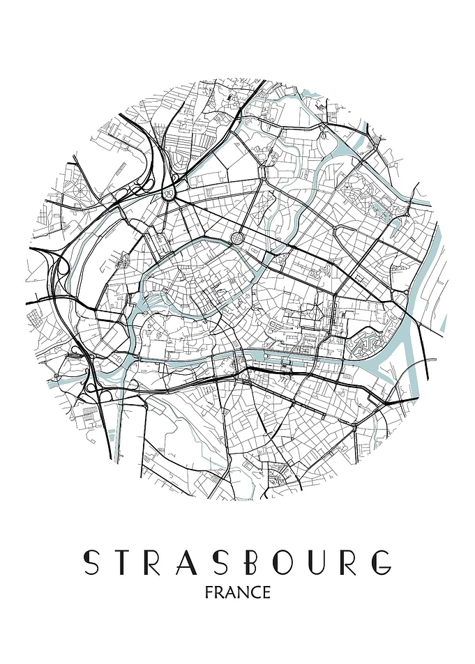 Strasbourg Map France