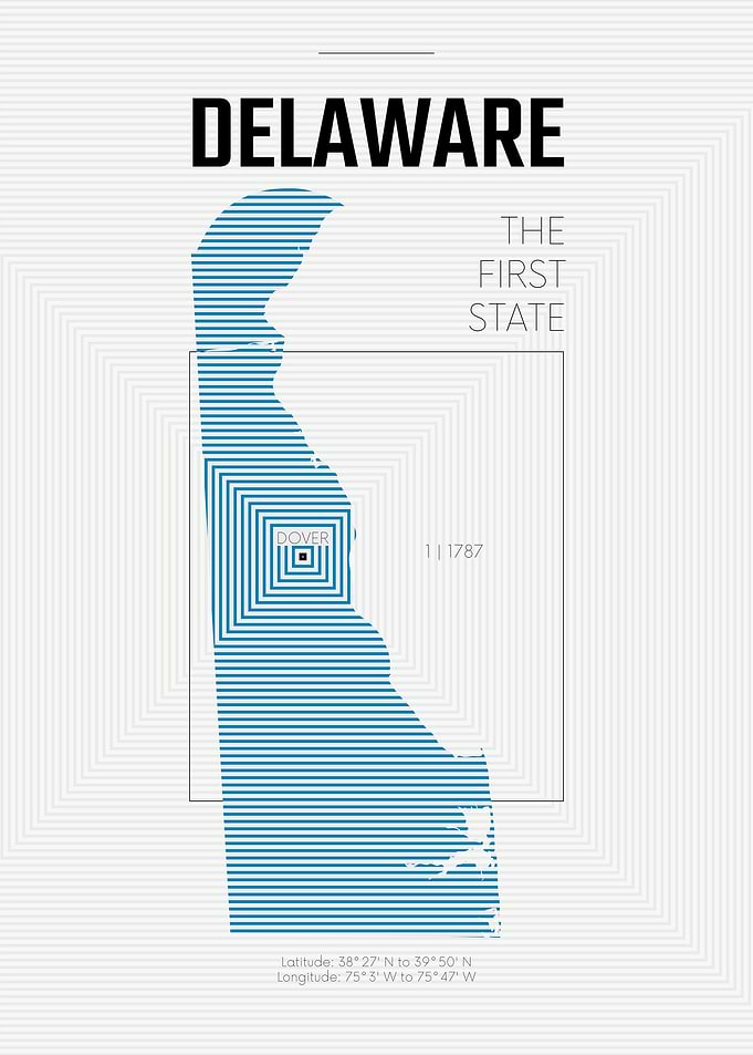 Delaware Fingerprint map