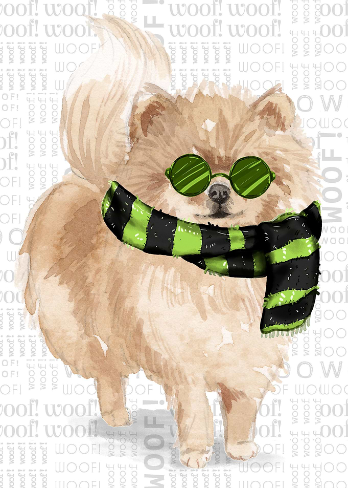 Pomeranian Christmas